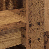 vidaXL Scrivania Legno vecchio 122 x 67 x 145 cm Legno multistrato