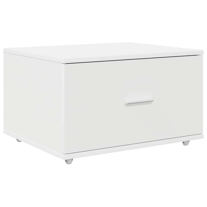 vidaXL Scrivania Bianco 131.5 x 50 x 106.5 cm Legno multistrato