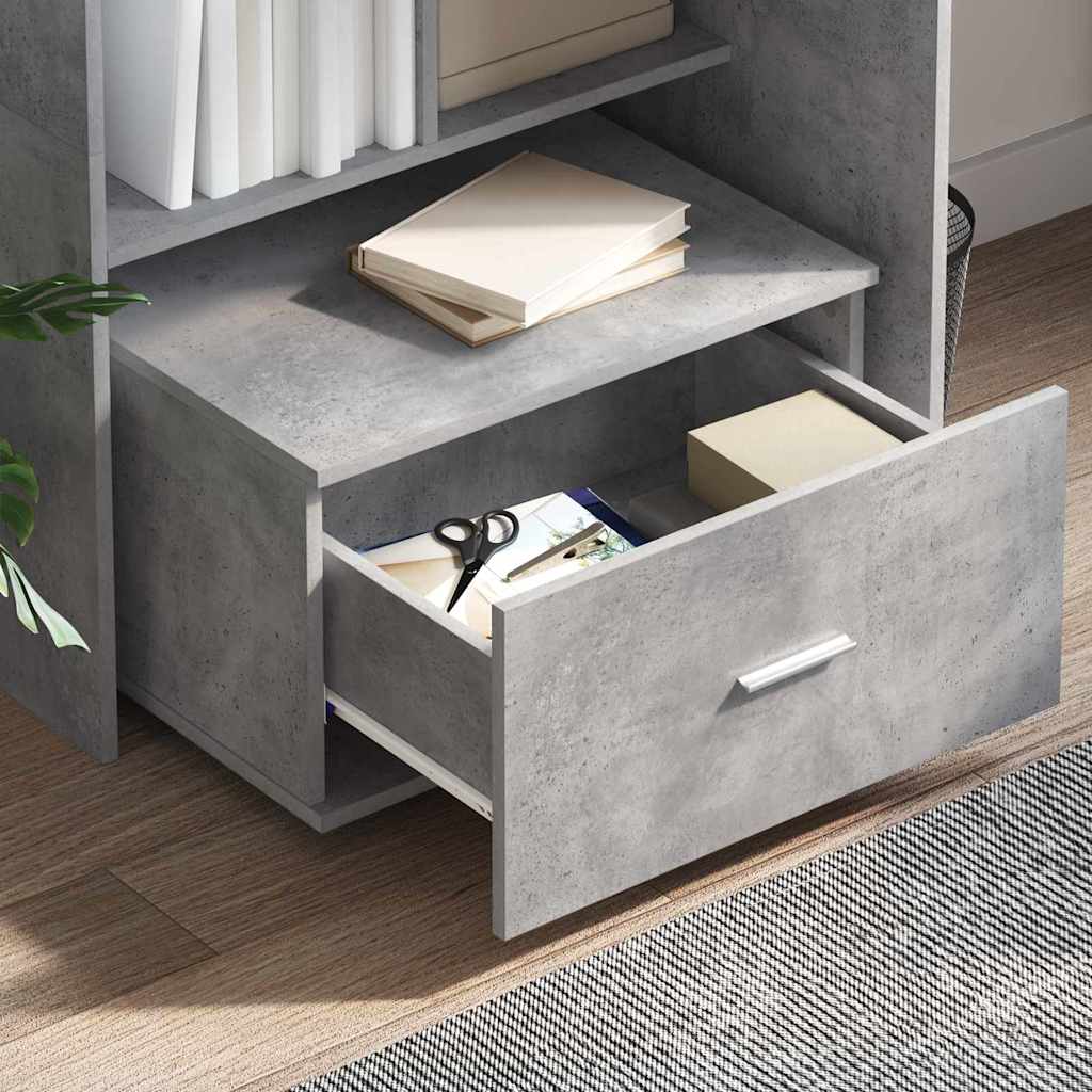 Scrivania con cassetto Grigio cemento 131.5 x 50 x 106.5 cm 3337268
