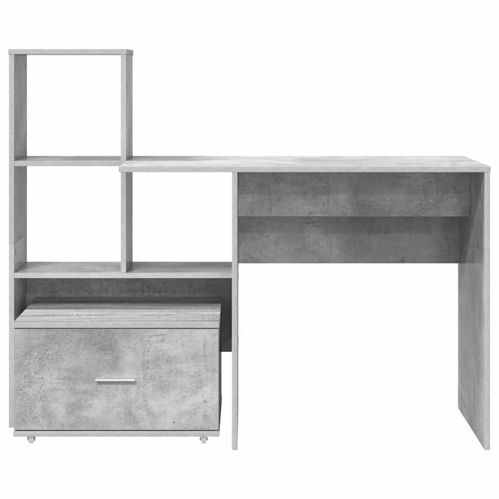 Scrivania con cassetto Grigio cemento 131.5 x 50 x 106.5 cm 3337268