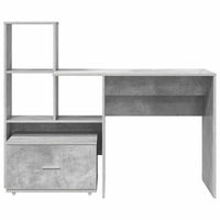 Scrivania con cassetto Grigio cemento 131.5 x 50 x 106.5 cm 3337268