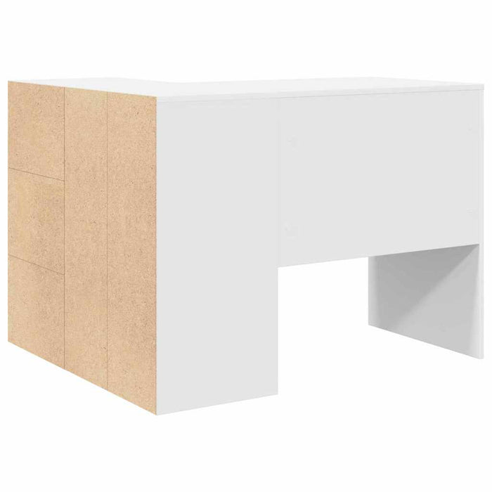 Scrivania ad angolo Bianco 102 x 50 x 75 cm Legno multistrato 3337273