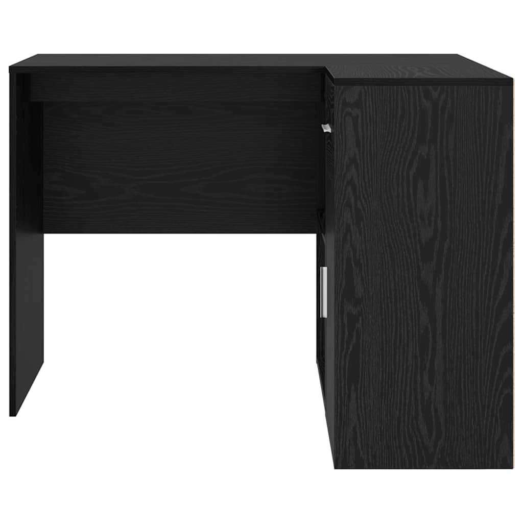 Scrivania ad angolo con cassetto Rovere nero 102 x 50 x 75 cm 3337274