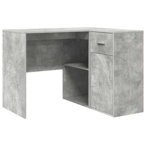 Scrivania ad angolo con porta Grigio cemento 102 x 50 x 75 cm 3337276