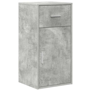 Scrivania ad angolo con porta Grigio cemento 102 x 50 x 75 cm 3337276