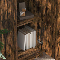 Scrivania 2 pcs Rovere fumé 3337285