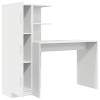 Scrivania con Spazio di Archiviazione con porta 2 pcs Bianco 3337289