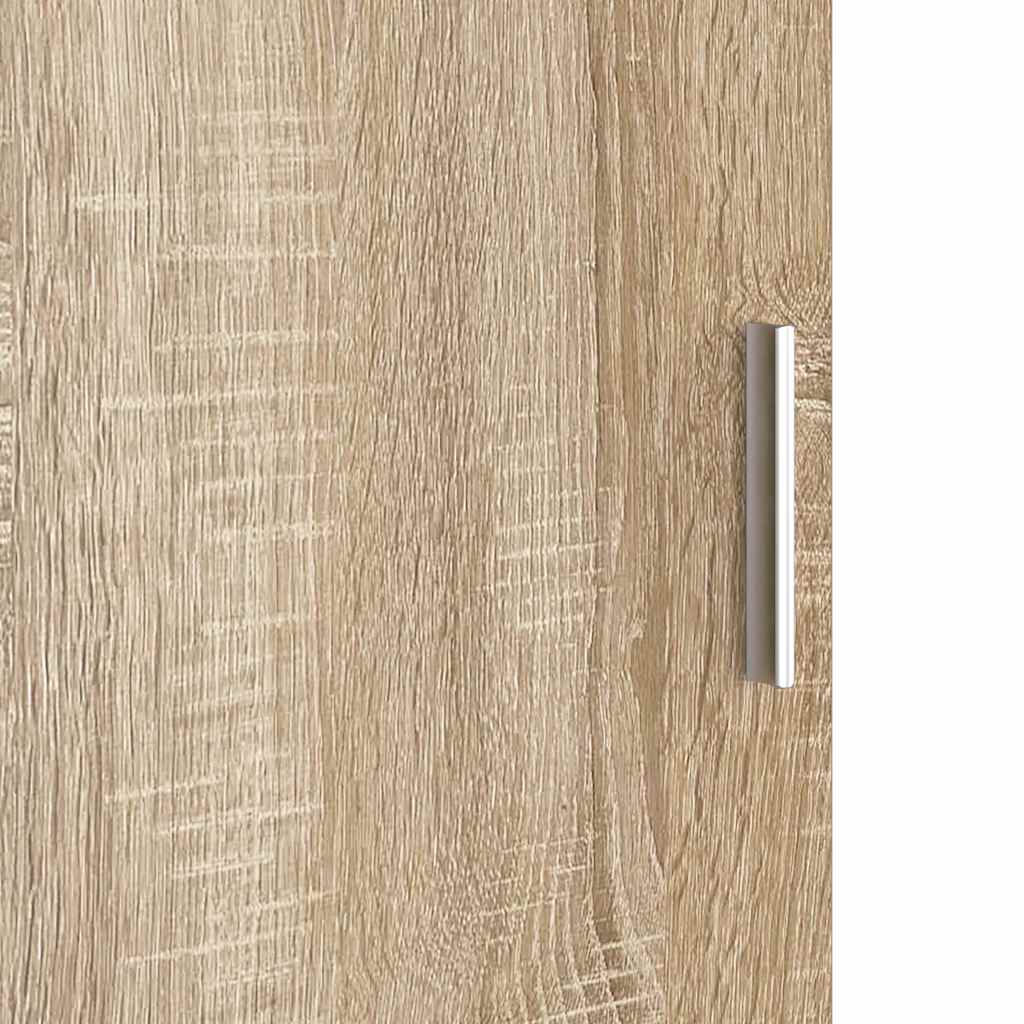 Scrivania con Spazio di Archiviazione 2 pcs Rovere Sonoma 3337291