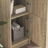 Scrivania con Spazio di Archiviazione 2 pcs Rovere Sonoma 3337291