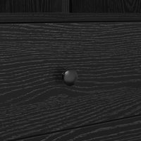 Scrivania con Spazio di Archiviazione 2 pcs Rovere nero 3337306