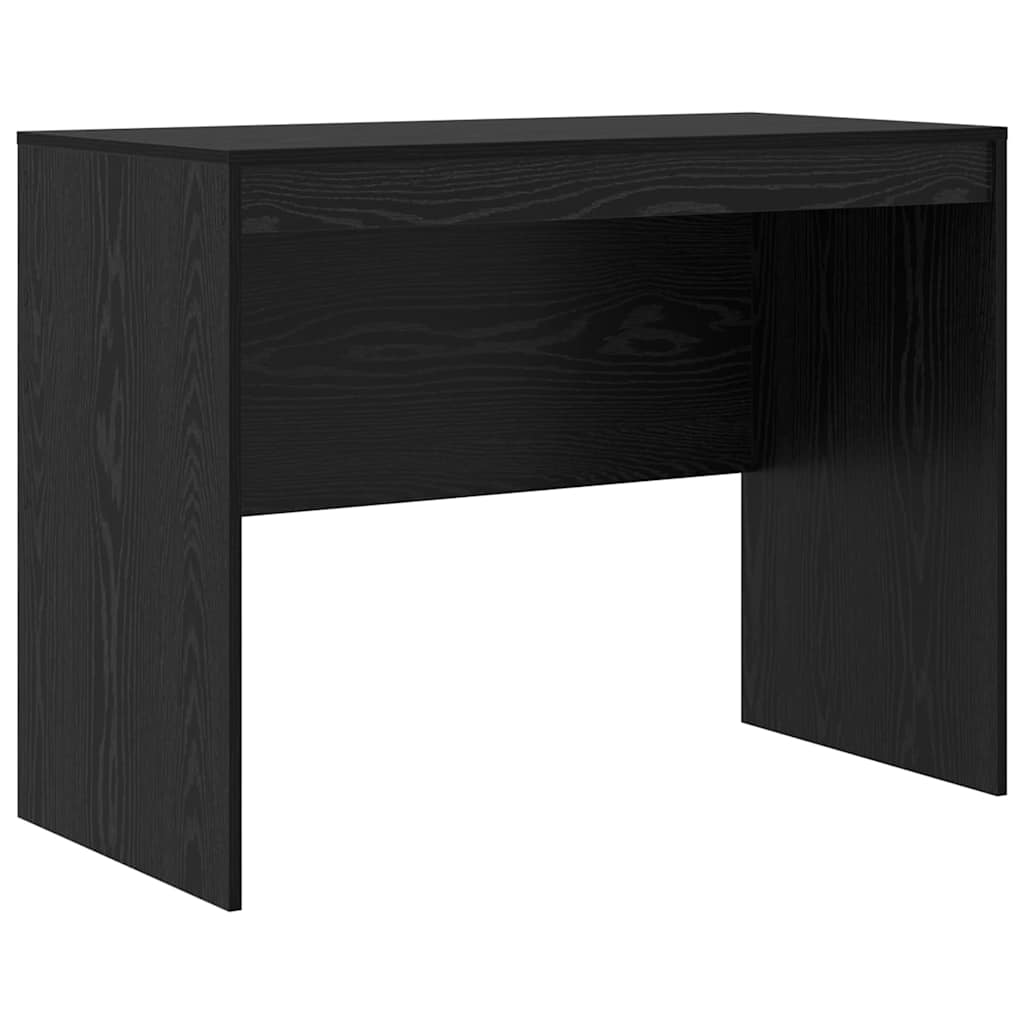 Scrivania con Spazio di Archiviazione 2 pcs Rovere nero 3337370