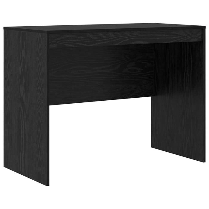 Scrivania con Spazio di Archiviazione 2 pcs Rovere nero 3337370