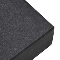 Base per ombrellone Nero 45 x 25 x 45 cm Granito, Acciaio 42006588