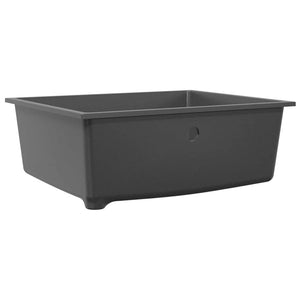 Lavello da cucina-Lavandino-Lavabo Grigio 54 x 44 x 20 cm Granito
