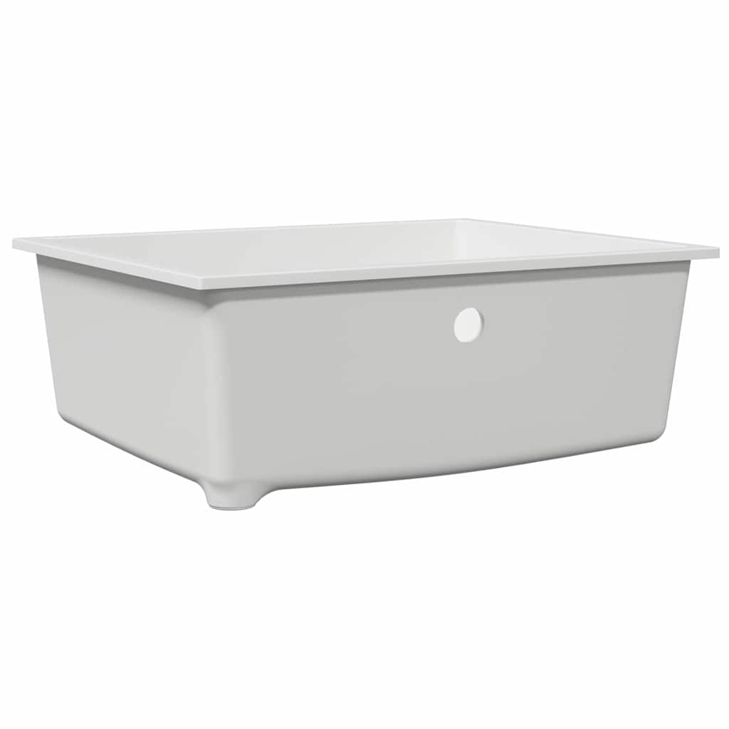 Lavello da Cucina-Lavandino-Lavabo Bianco 54 x 44 x 20 cm Granito