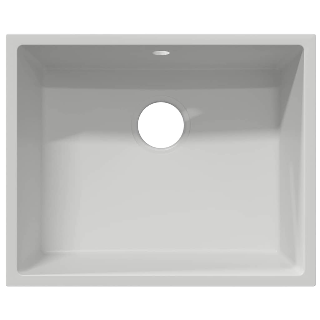 Lavello da Cucina-Lavandino-Lavabo Bianco 54 x 44 x 20 cm Granito
