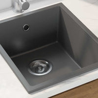 vidaXL Lavello da cucina Grigio 38 x 44 x 20 cm Granito