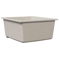 Lavello da Cucina  con Foro di Sovrappasso Granito Beige 4012353