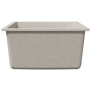 Lavello da Cucina  con Foro di Sovrappasso Granito Beige 4012353