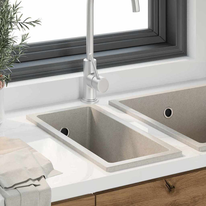 Lavello da Cucina-Lavandino-Lavabo Beige 21 x 44 x 14 cm Granito