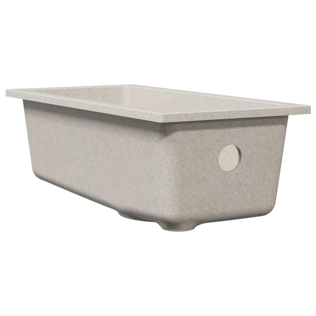 Lavello da Cucina-Lavandino-Lavabo Beige 21 x 44 x 14 cm Granito