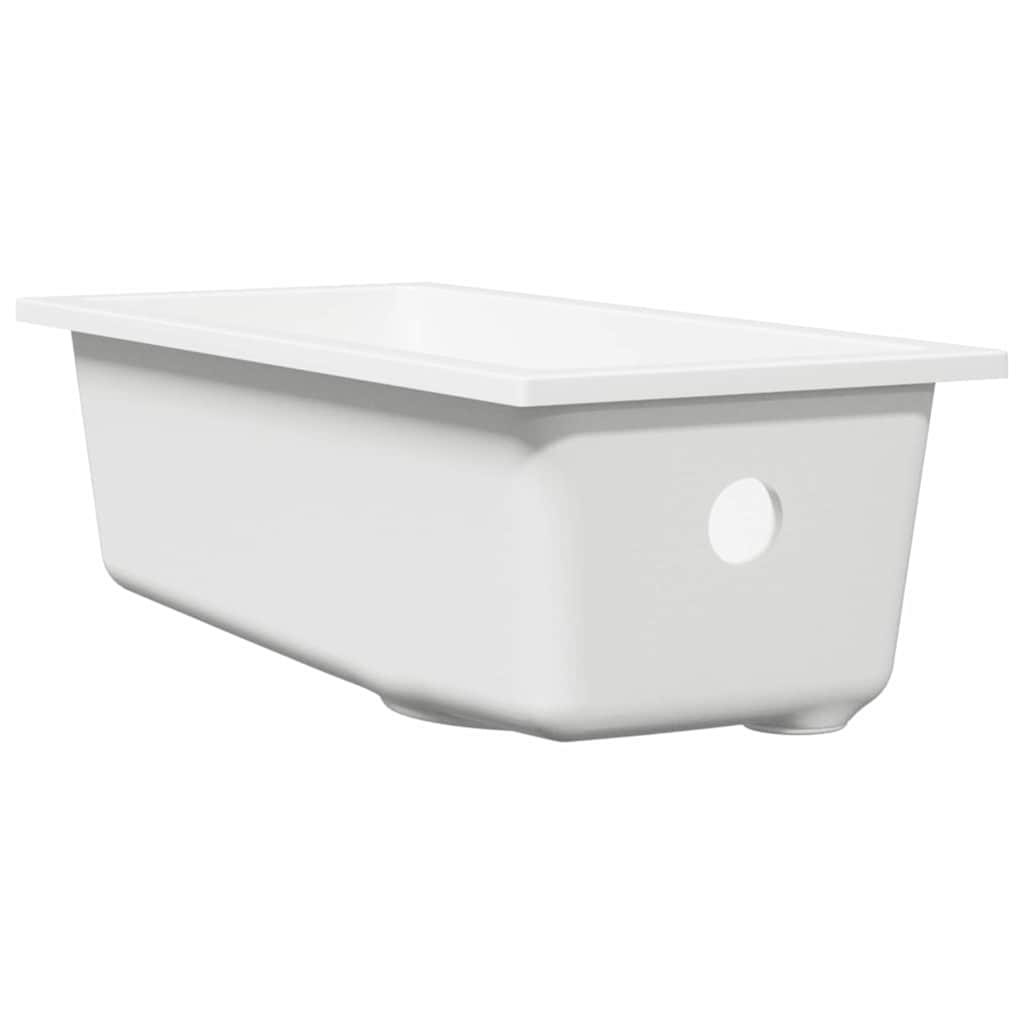 Lavello da Cucina-Lavandino-Lavabo Bianco 21 x 44 x 14 cm Granito