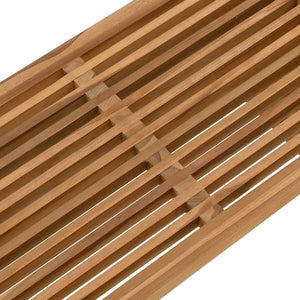 Tavolo Laterale da Giardino Marrone 70 x 37.5 x 35.5 cm 42006354