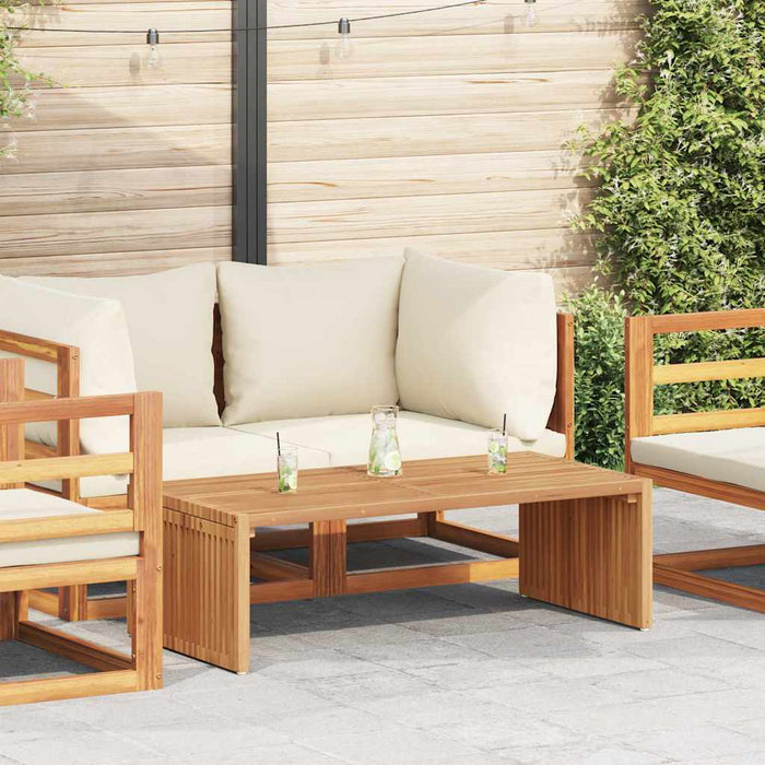 Tavolo Laterale da Giardino Manuale Marrone 110 x 55 x 35.5 cm 42006356