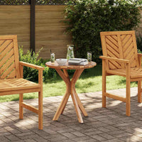 Tavolo Bistro da Giardino  Ø70x75 cm in Legno Massello di Teak 42006359