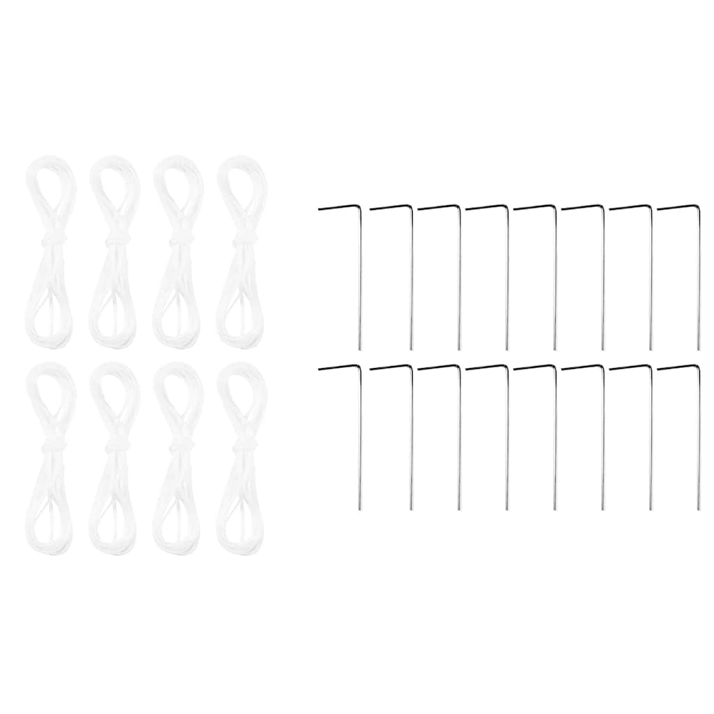 Tenda Party Blu e Bianco 400 x 400 x 266 cm 42003422