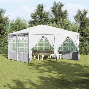 Tenda Party Bianco 400 x 400 x 266 cm Poliestere e Acciaio 42003425