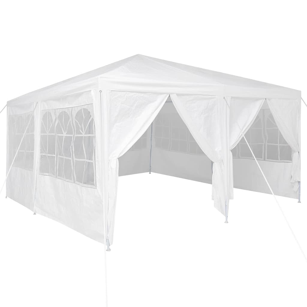 Tenda Party Bianco 400 x 400 x 266 cm Poliestere e Acciaio 42003425