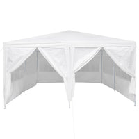 Tenda Party Bianco 400 x 400 x 266 cm Poliestere e Acciaio 42003425