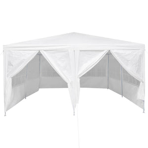 Tenda Party Bianco 400 x 400 x 266 cm Poliestere e Acciaio 42003425