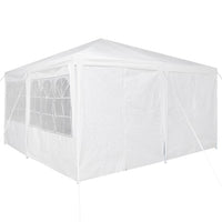 Tenda Party Bianco 400 x 400 x 266 cm Poliestere e Acciaio 42003425