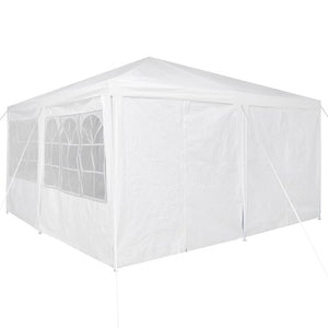 Tenda Party Bianco 400 x 400 x 266 cm Poliestere e Acciaio 42003425