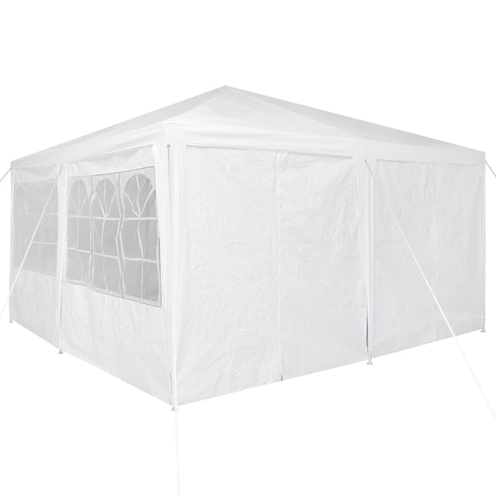 Tenda Party Bianco 400 x 400 x 266 cm Poliestere e Acciaio 42003425