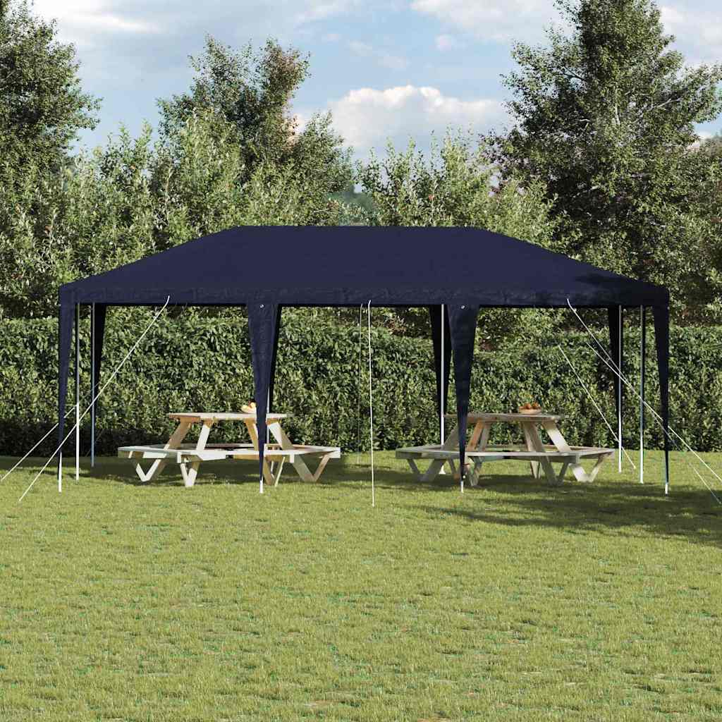 Tenda Party Blu e Bianco 600 x 400 x 266 cm 42003430