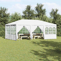Tenda Party Bianco 600 x 400 x 266 cm Poliestere, Acciaio 42003433