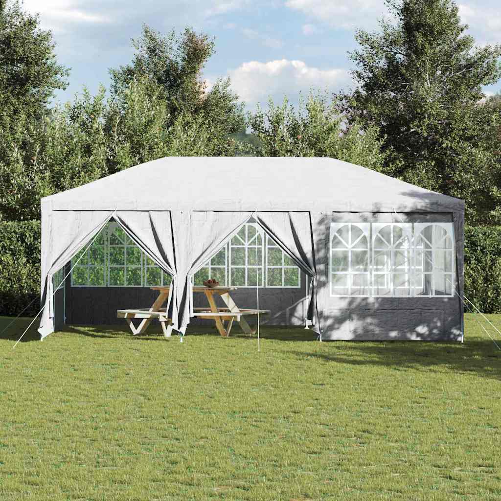 Tenda Party Bianco 600 x 400 x 266 cm Poliestere, Acciaio 42003433
