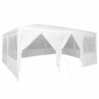 Tenda Party Bianco 600 x 400 x 266 cm Poliestere, Acciaio 42003433