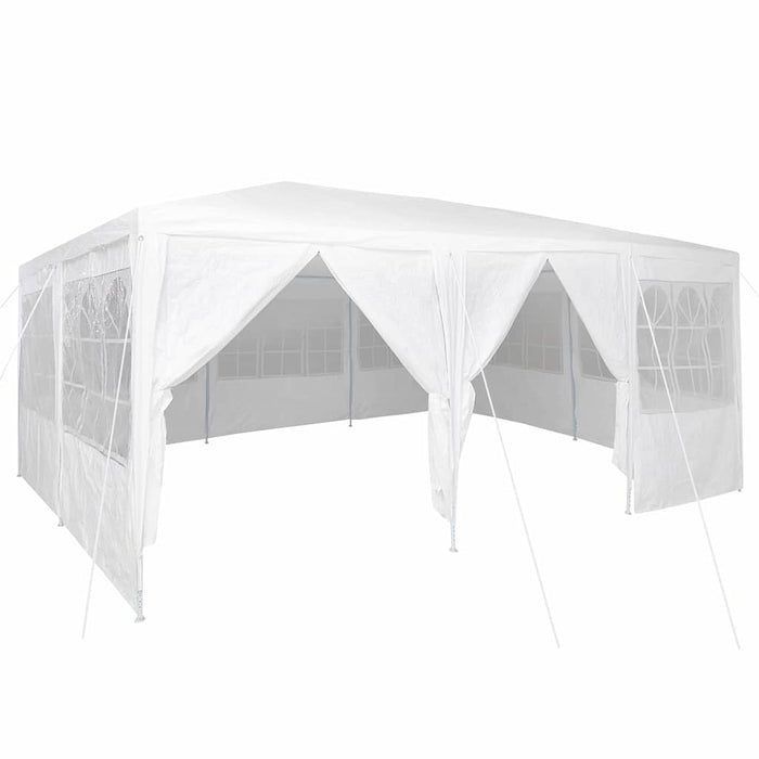 Tenda Party Bianco 600 x 400 x 266 cm Poliestere, Acciaio 42003433