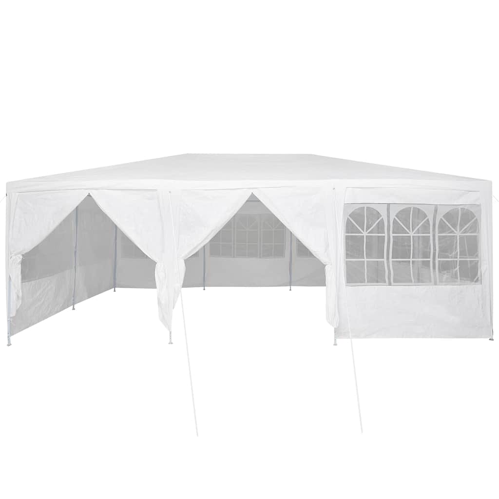 Tenda Party Bianco 600 x 400 x 266 cm Poliestere, Acciaio 42003433