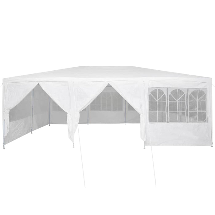 Tenda Party Bianco 600 x 400 x 266 cm Poliestere, Acciaio 42003433