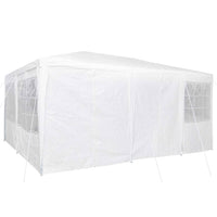 Tenda Party Bianco 600 x 400 x 266 cm Poliestere, Acciaio 42003433