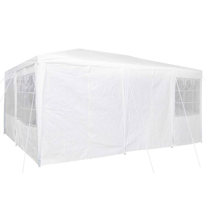 Tenda Party Bianco 600 x 400 x 266 cm Poliestere, Acciaio 42003433
