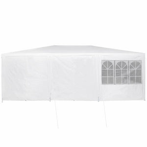 Tenda Party Bianco 600 x 400 x 266 cm Poliestere, Acciaio 42003433