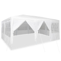 Tenda Party Bianco 600 x 400 x 266 cm Poliestere, Acciaio 42003433