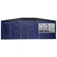 Tenda da Festa  con 10 Pareti Blu 6x4 m PE 42003434