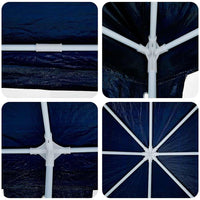 Tenda Party Blu e Bianco 800 x 400 x 266 cm 42003438